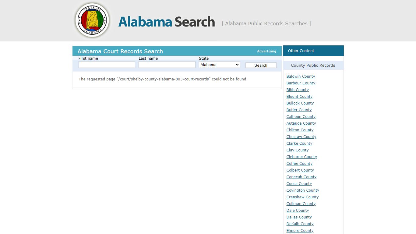 Shelby County, Alabama – Court Records | Alabama - AL Search