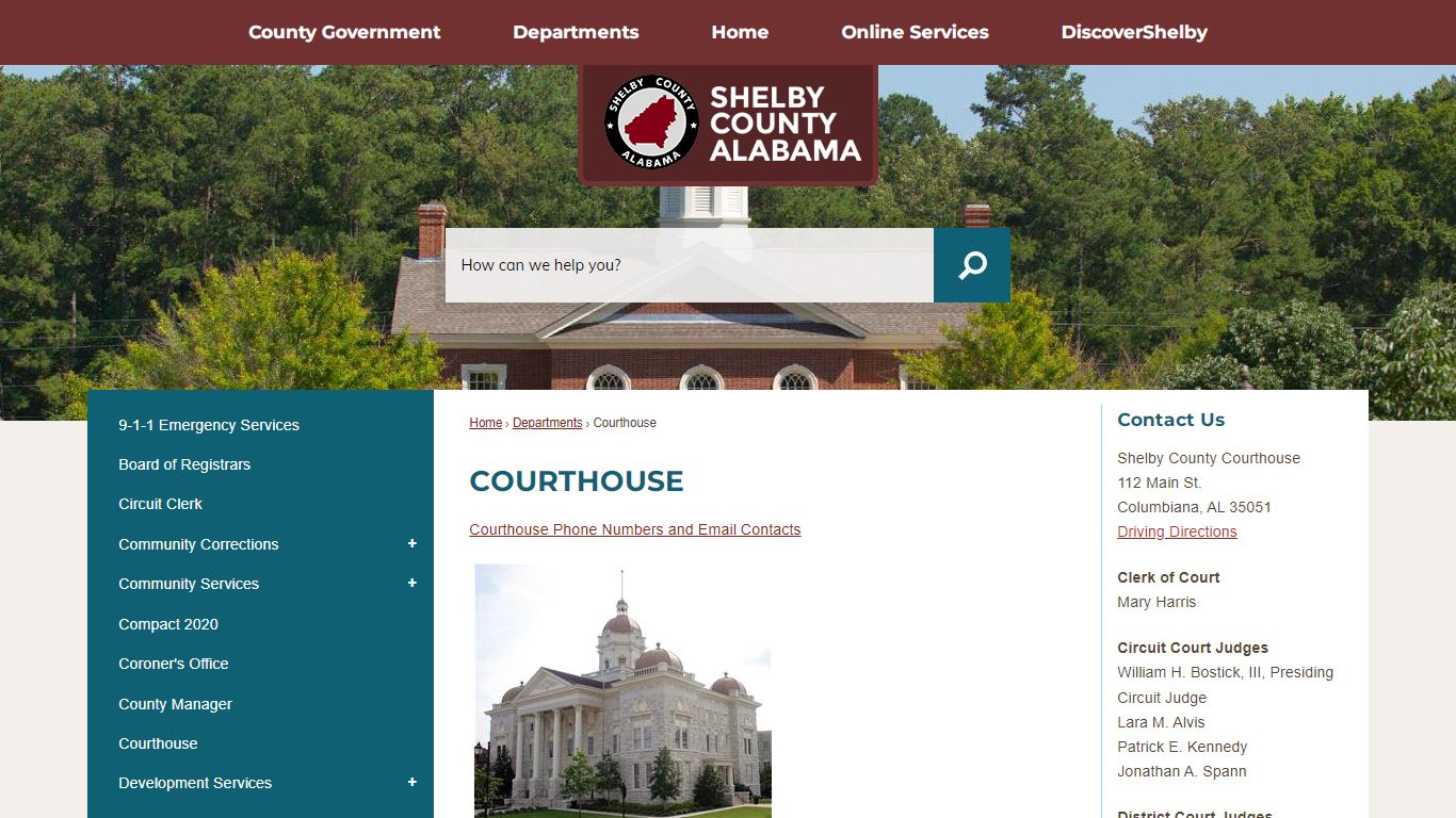 Courthouse | Shelby County, AL - Official Website